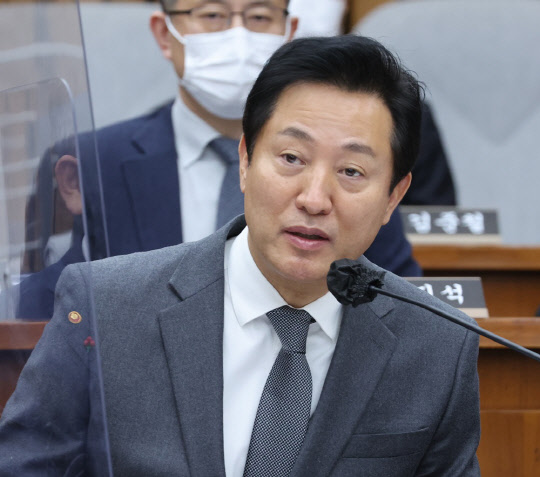 오세훈 서울시장. <연합뉴스>